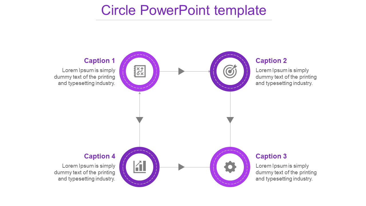 Free - Infographic Circle PowerPoint Template and Google Slides
